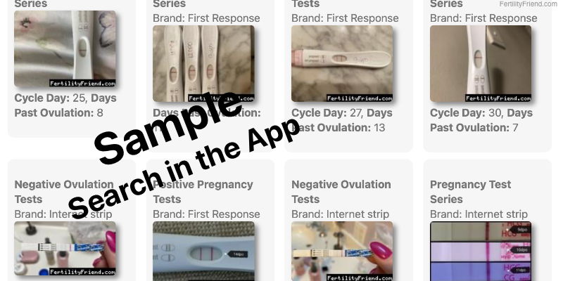 Fertility Friend Test Photo Gallery